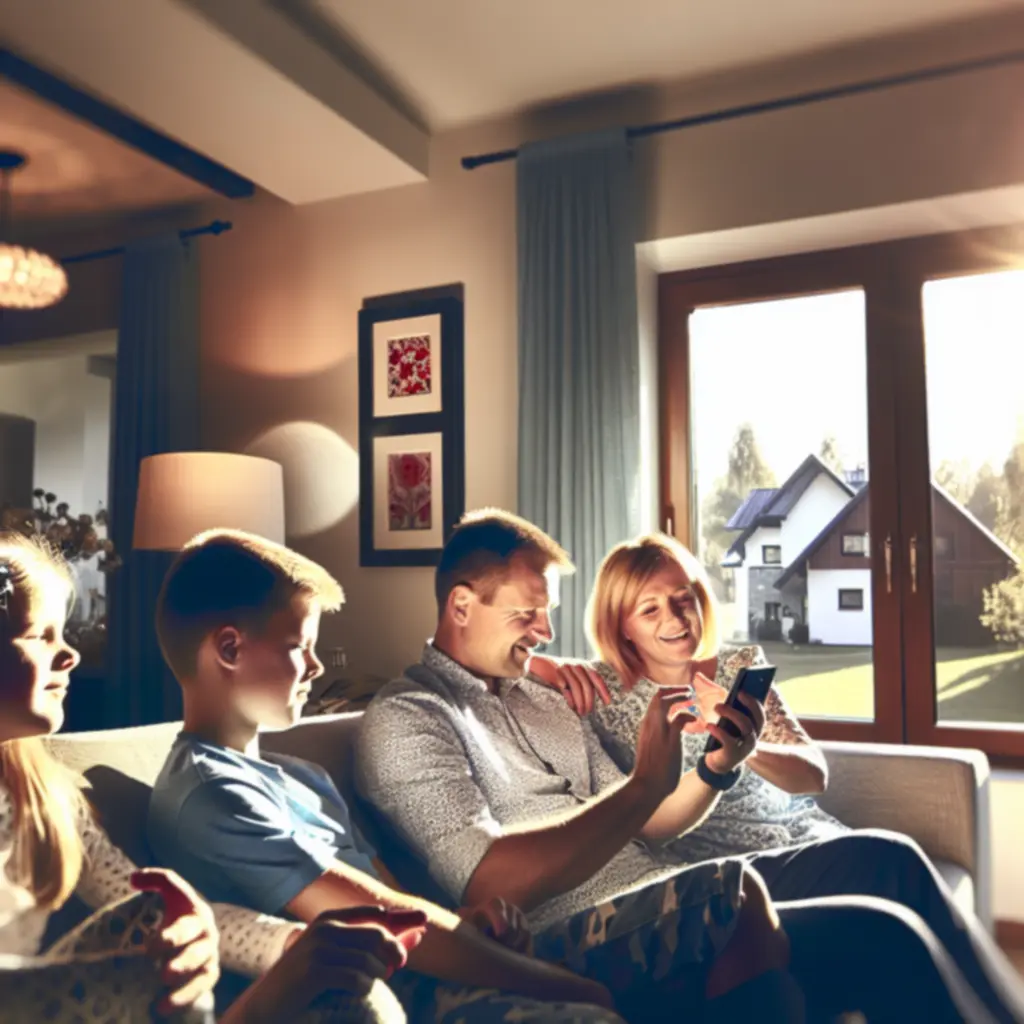 Polski dom wyposażony w nowoczesne rozwiązania smart